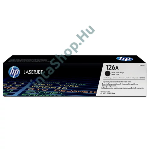 HP CE310A (No.126A) BK fekete (BK-Black) eredeti (gyári, új) toner