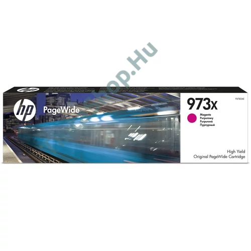 HP F6T82AE (No.973X) MG-Magenta bíbor-piros nagy kapacitású eredeti (gyári, új) tintapatron
