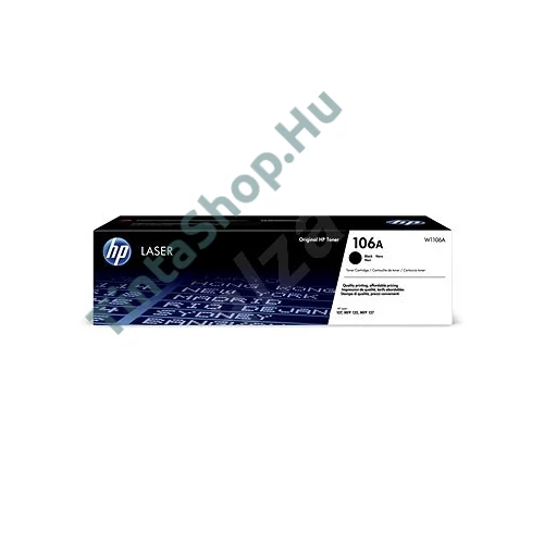 HP W1106A (No.106A) BK fekete (BK-Black) eredeti (gyári, új) toner