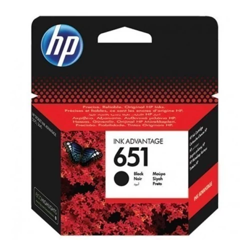 ! AKCIÓS! HP C2P10AE (No.651) BK fekete (BK-Black)  bontatlan eredeti gyári tintapatron (2024. 02. havi lejáratú) (garancia nélküli)