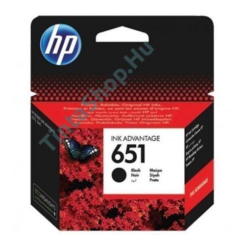 HP C2P10AE (No.651) BK fekete (BK-Black) eredeti (gyári, új) tintapatron
