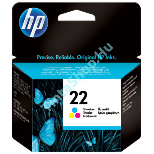 HP C9352A (No.22) színes (C-Color) eredeti (gyári, új) tintapatron