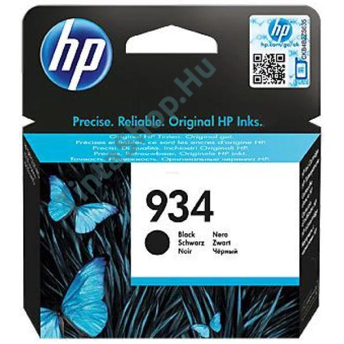 HP C2P19AE (No.934) BK-Black fekete eredeti (gyári, új) tintapatron