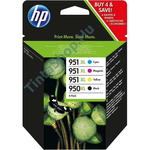 HP C2P43AE (No.950XL/951XL) Multipack fekete eredeti (gyári, új) tintapatron