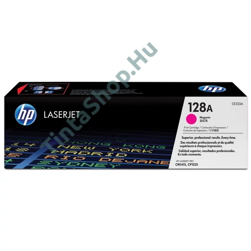 HP CE323A MG bíbor (piros) (MG-Magenta) eredeti (gyári, új) toner