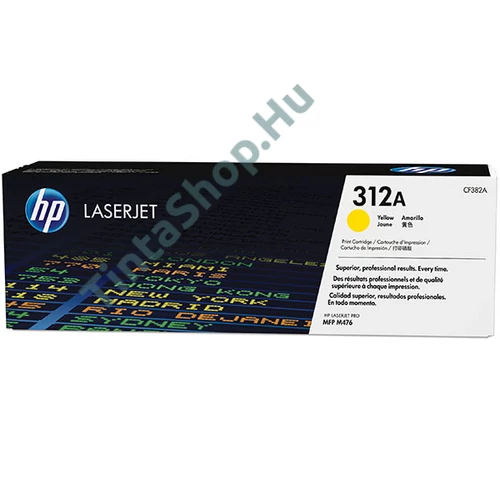 HP CF382A (No.312A) YL sárga (YL-Yellow) eredeti (gyári, új) toner