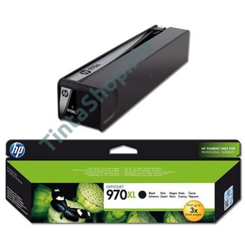 HP CN625AE (No.970 XL) BK fekete (BK-Black) nagy kapacitású eredeti (gyári, új) tintapatron
