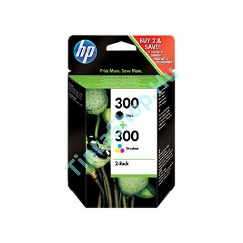 HP CN637EE (No.300) BK-C (Black-Color) eredeti (gyári, új) multipack