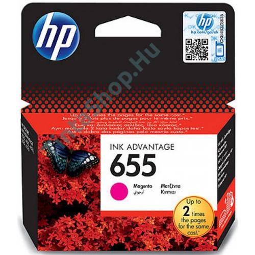 HP CZ111AE (No.655) MG bíbor (piros) (MG-Magenta) eredeti (gyári, új) tintapatron