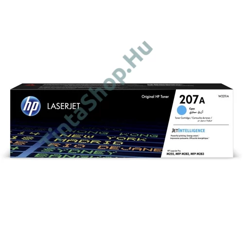 HP W2211A (No.207A) CY cián (kék) (CY-Cyan) eredeti (gyári, új) toner