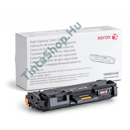 Xerox Phaser B205/B210/B215 (106R04348) 3K BK fekete (BK-Black) eredeti (gyári, új) toner