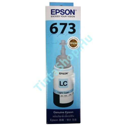 Epson T6735 LC light cián (világoskék) (LC-Light Cyan) eredeti (gyári, új) tinta