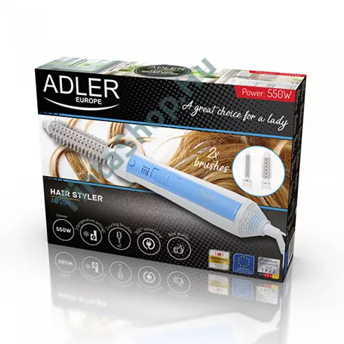 Adler AD204 Hajformázó készülék, 550W, Fehér