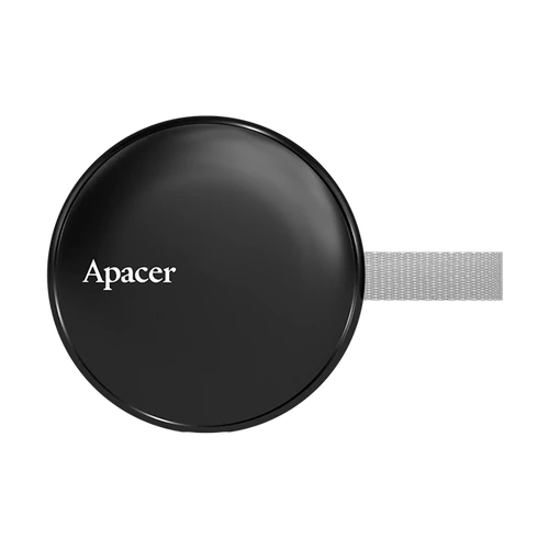 Apacer Külső SSD 256GB - AS725 (USB3.2 Type C, R/W: 1000 MB/s, MagSafe, fekete)