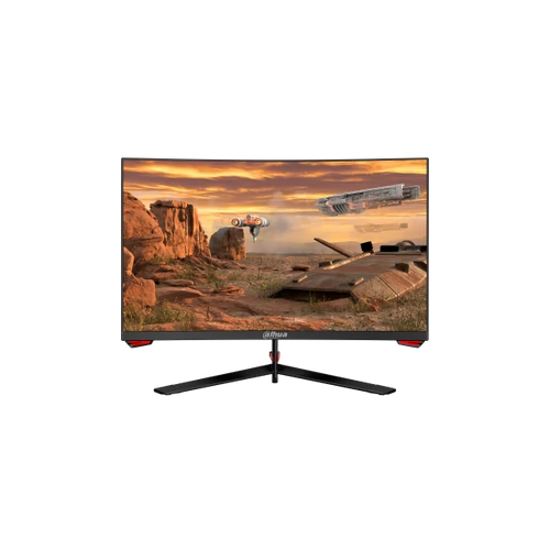 Dahua Monitor 27" - LM27-E230C (VA; 16:9; 1920x1080; 1ms; 180Hz; 250cd; HDMIx2; DP; Audio; Ívelt)