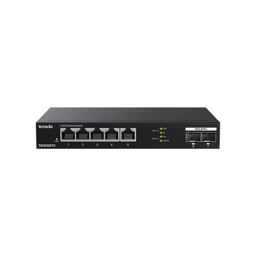 Tenda Switch - TEM2007X (5x 2,5Gbps + 2x 10Gbps SFP)