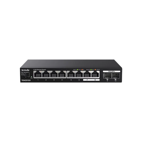 Tenda Switch - TEM2010X (8x 2,5Gbps + 2x 10Gbps SFP)