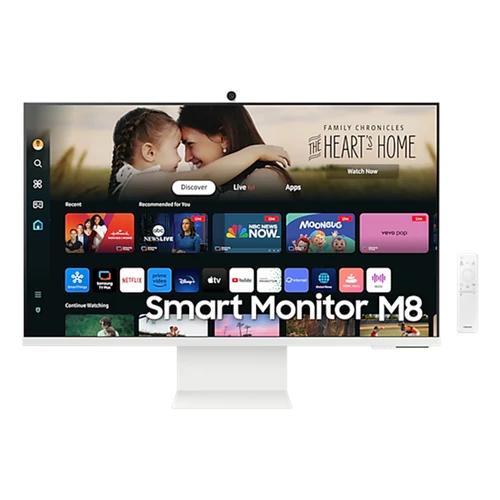 Samsung Monitor 32" - S32DM801UU (VA, 3840x2160, 16:9, UHD, 60HZ, 400cd/m2, 4ms, Pivot, Smart)