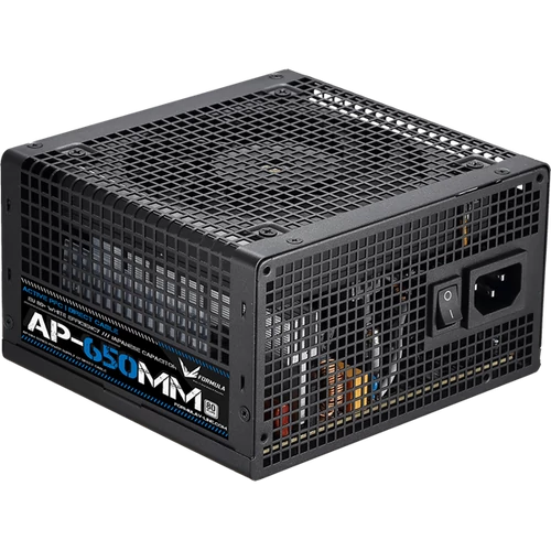 Formula Tápegység 650W - AP-650MM (80 Plus, Aktív PFC, 12cm)