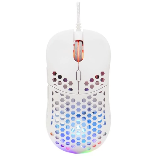The G-Lab Gamer Egér - KULT OXYGEN W (12800 DPI, 60g, 6 gomb, RGB, fehér)