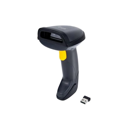 Equip Asztali Vonalkód olvasó - 351029 (2D, állványal, vezeték nélküli: 2,4 Ghz+Bluetooth, fekete)