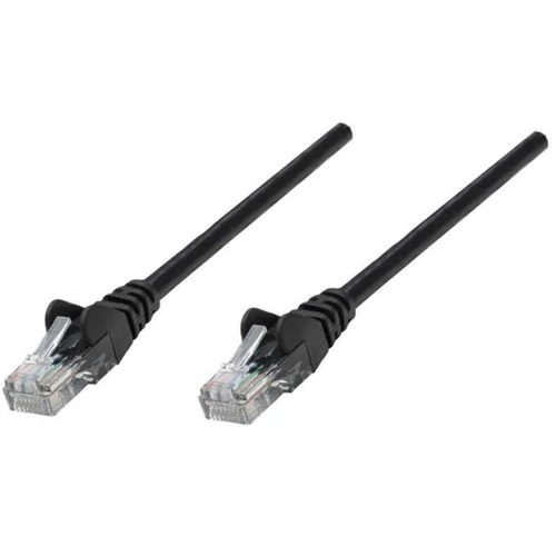 Manhattan Kábel - U/UTP Patch (RJ45 to RJ45, Cat6, 0.25m, Fekete)
