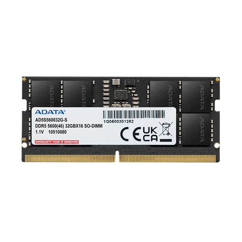 ADATA Memória Notebook - 16GB DDR5 (5600MHz, CL46, 1.1V, SINGLE)