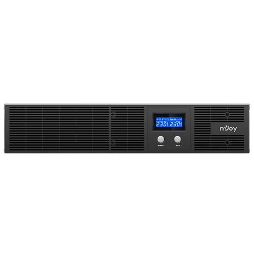 NJOY Szünetmentes 1500VA - Anser 1500 (8 IEC C13, line-interaktív, LCD kijelző, 2U rack) AKKU NÉLKÜL!