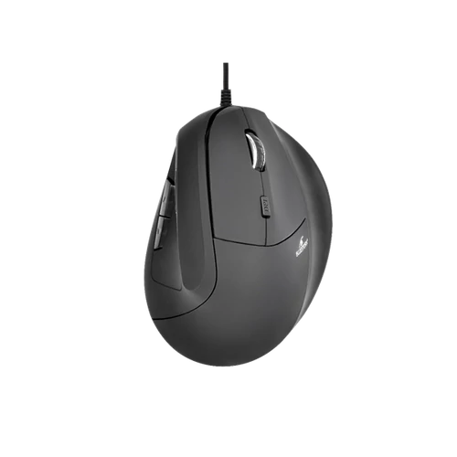 Bluestork Egér - M-W-ERGO (Ergonomic, 2.4G, 7200 DPI, optikai, fekete)