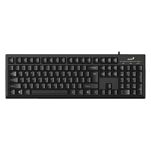 Genius Billentyűzet - KB-100 (Vezetékes, USB, Smart, fekete)