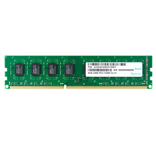 Apacer Memória Desktop - 8GB DDR3 (1600Mhz, CL11, 1.5V)