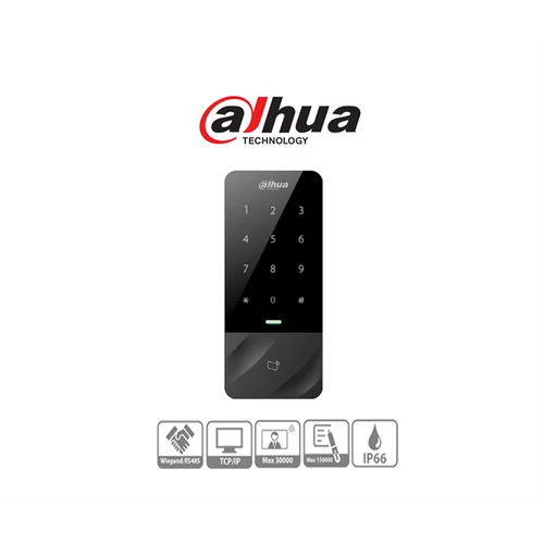Dahua beléptető vezérlő - ASI1201E (RFID(13,56MHz)+kód, RS-485/Wiegand/RJ45, I/O)