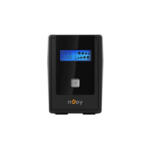 NJOY Szünetmentes  650VA - Cadu 650 (2 Schuko, line-interaktív, USB menedzsment, RJ11/45 vonalvédelem(1Gb/s), fekete)
