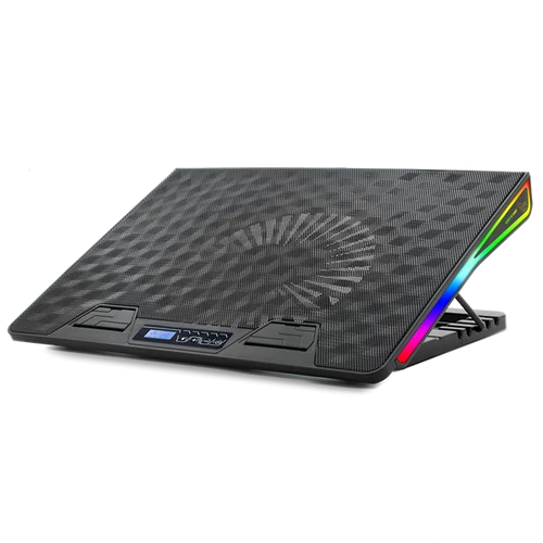 Spirit of Gamer Notebook Hűtőpad 17"-ig - AIRBLADE 800 RGB (26dB; max. 79 m3/h; 2x17cm, RGB LED, 2xUSB2.0)
