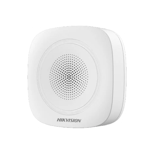 Hikvision AX Pro Sziréna - DS-PS1-I-WE (Beltéri, 110dB, Piros)