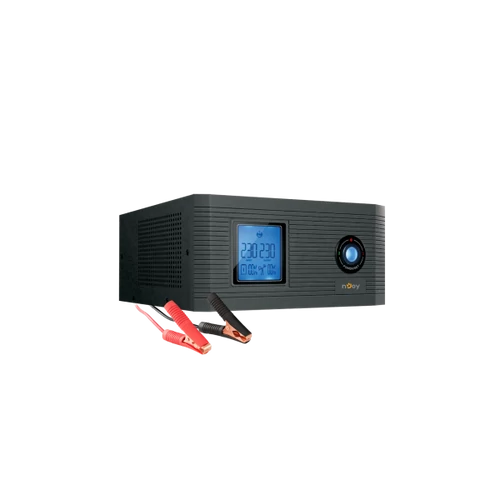 NJOY Inverter - Aira 600 (2 Schuko, Szinusz hullám, Akku Támogatás: 40Ah-200Ah, AVR,  fekete)