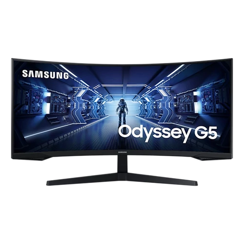 Samsung Monitor 34" - C34G55TWWP (VA, 3440x1440, 21:9, WQHD, 165HZ, 250cd/m2, 1ms, Ívelt)