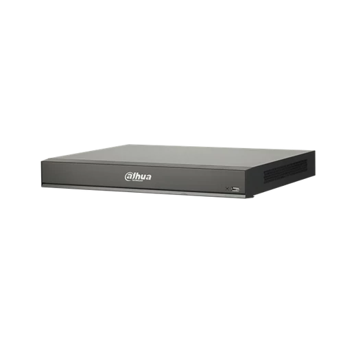 Dahua NVR Rögzítő - NVR5216-16P-I/L (16 csatorna, 16port af/at PoE; H265+, 320Mbps, HDMI+VGA, 2xUSB, 2x Sata, I/O; AI)