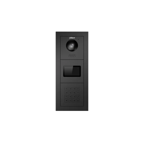 Dahua moduláris kültéri állomás - VTO4202FB-P-S2 (2MP, 160°, mikrofon, POE, moduláris IP video kaputelefon fő e. fekete)
