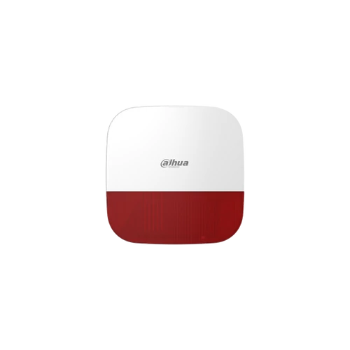 Dahua Vezeték nélküli kültéri sziréna - AirShield ARA13-W2 Piros (IP65; 110dB; LED; 868MHz, AES128, 12VDC+Akku; Mabisz)