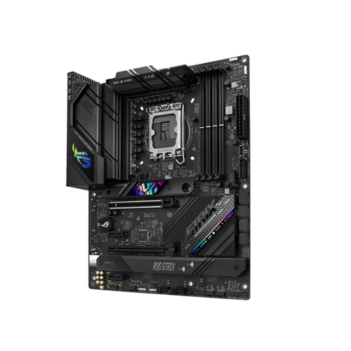 Asus Alaplap - Intel ROG STRIX B760-F GAMING WIFI s1700 (B760, 4xDDR5 7800+MHz, 4xSATA3, 3xM.2, HDMI+DP)