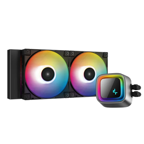 DeepCool CPU Water Cooler - LS520 (max 19dB; max. 145,86 m3/h; 2x12cm, A-RGB LED)