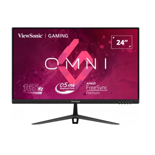 ViewSonic Gamer Monitor 24" - VX2428 (IPS, 16:9, 1920x1080, 180Hz, 0,5ms, 250cd/m2, 2xHDMI, DP, VESA, SPK)