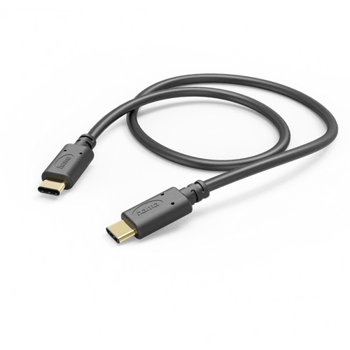 Hama Kábel - 201589 (2xUSB-C, USB 2.0, 1,0m, fekete)