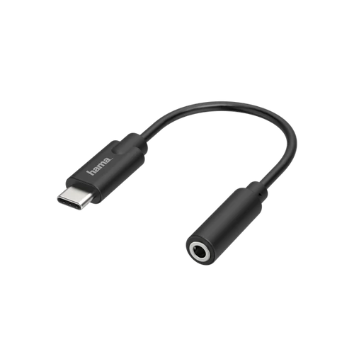 Hama Átalakító - 205282 (3,5 mm jack adapter to USB-C, OTG, fehér)