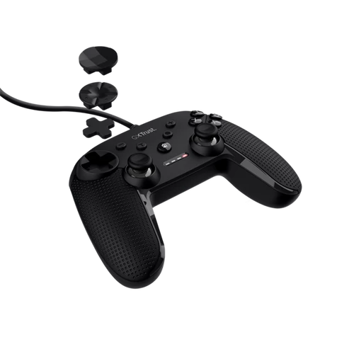 Trust Gamepad - GXT 541 Muta (Playstation design; fekete; PC kompatibilis.)