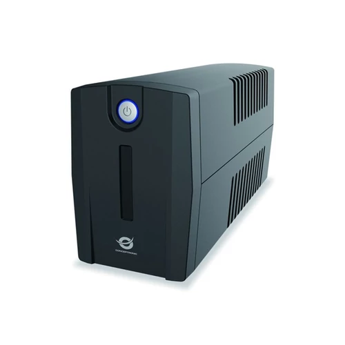 Conceptronic Szünetmentes  650VA - ZEUS01E (6x IEC C13, line-interaktív, RJ45 vonalvédelem, HID USB, fekete)