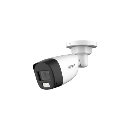 Dahua Analóg csőkamera - HAC-HFW1200C (Duallight, 2MP, 3,6mm, kültéri, IR20m+LED20m, ICR, IP67, DWDR, mikrofon)