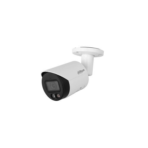 Dahua IP csőkamera - IPC-HFW2449S-S-IL (4MP, 3,6mm, kültéri, H265+, IP67, IR30m, IL10m, SD, PoE, mikrofon, Lite AI)