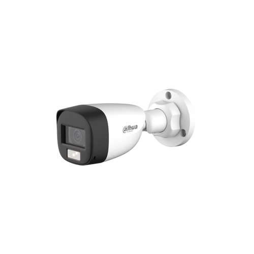 Dahua Analóg csőkamera - HAC-HFW1200CL-IL-A (Duallight, 2MP, kültéri, 2,8 mm, IR20m+LED20m, ICR, IP67, DWDR, mikrofon)
